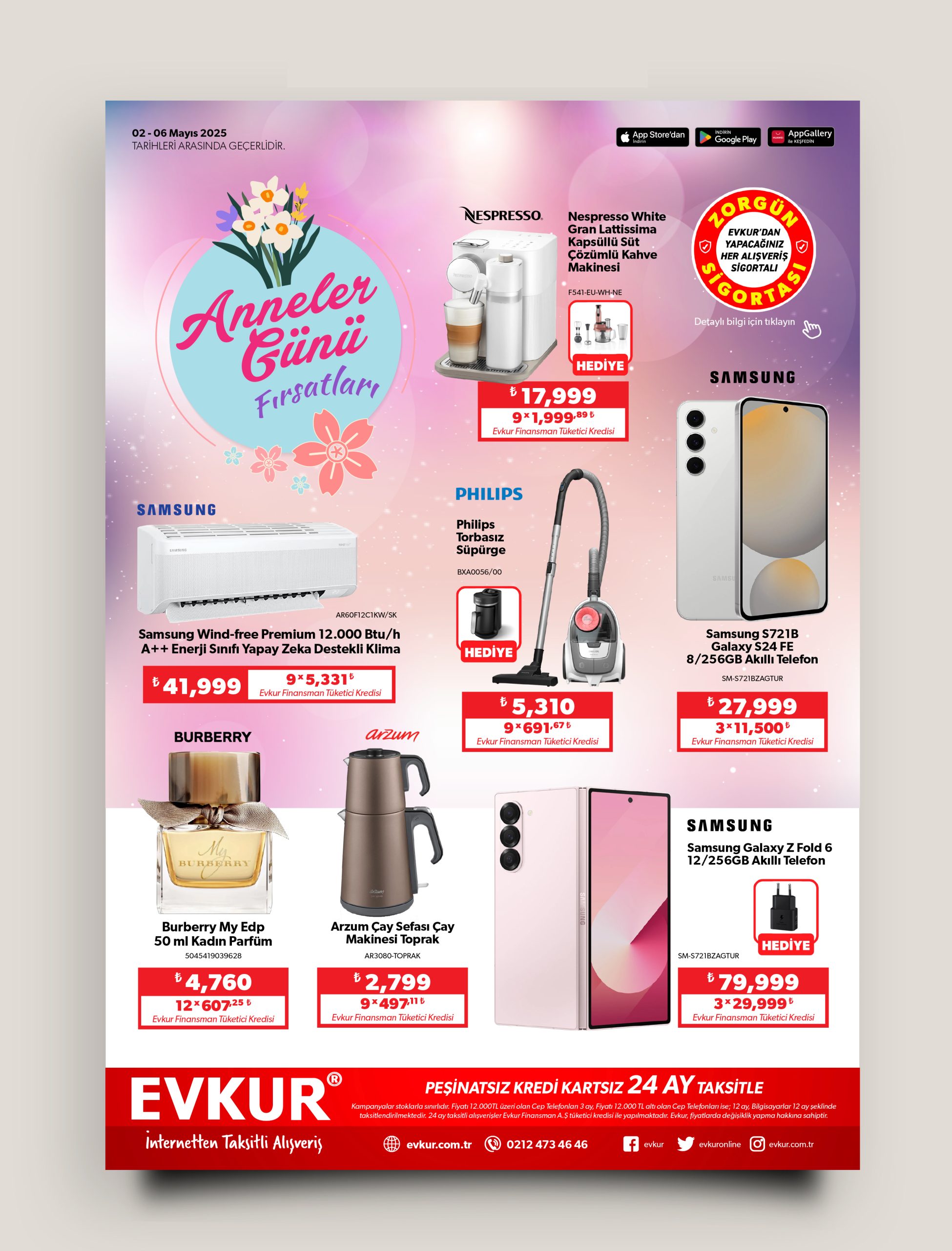 Evkur Anneler Günü Hediyesi Katalogu